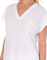 טישירט שילוב חרוזים