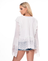 חולצת מלמלה תחרה