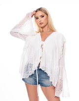 חולצת מלמלה תחרה