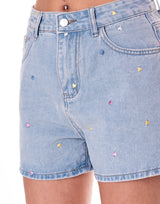 שורט לבבות רקום