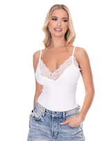 בגד גוף פס תחרה