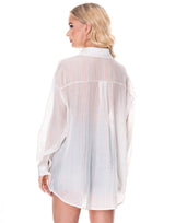 מכופתרת פסים