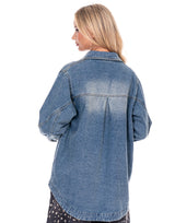 חולצת ג׳ינס כיסים