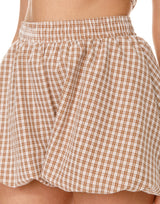 שורט בלון משובץ