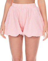 שורט בלון משובץ