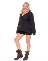 חליפת שורט סריג