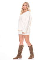 חליפת שורט סריג