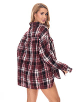 חולצה מכופתרת שיבוץ