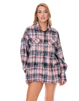 חולצה מכופתרת שיבוץ