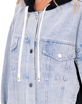 ג'קט ג'ינס שילוב סריג