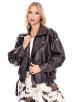 ג׳קט דמוי עור