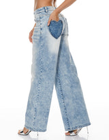 ג'ינס כיס לבבות