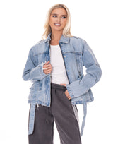 ג׳קט ג׳ינס קשירה