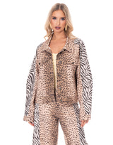 ג'קט ג'ינס מנומר