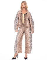 ג'קט ג'ינס מנומר