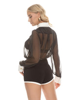 שורט כפתורי זהב