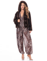 מעיל דמוי פרווה