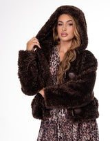 מעיל דמוי פרווה