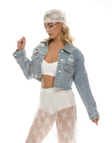 ג'קט ג'ינס אבנים