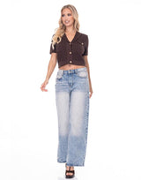 קרדיגן סריג כפתורי זהב