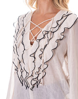 חולצת שיפון מלמלות