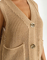 קרדיגן סריג כיסים