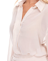 חולצה מכופתרת שיפון