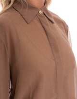 חולצה מכופתרת שיפון