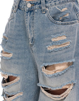 ברמודה ג'ינס קרעים