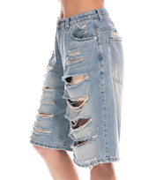 ברמודה ג'ינס קרעים