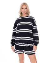 חליפת שורט פסים