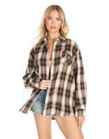 חולצה משובצת דובי