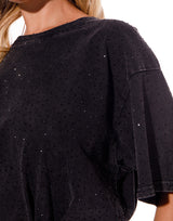 שמלה מידי שרוול אבנים