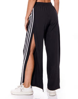 מכנס פסים מתרחב שסע