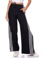 מכנס פסים מתרחב שסע