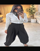 מכנס בלון פסים