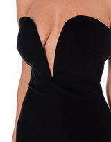 שמלת מידי סטרפלס