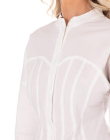 חולצה דמוי מחוך קשירות בגב