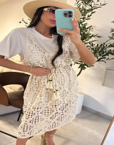 שמלת קרושה בשילוב טישרט וחגורה