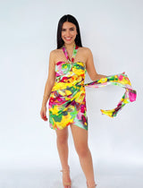 שמלת מיני קשירה