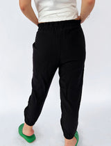 מכנס פשתן גומי