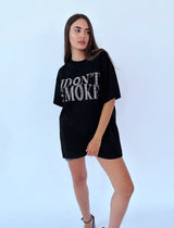 טישרט IDONT SMOKE