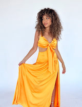 שמלת ערב טופ ופתחים