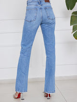 ג'ינס שסעים שילוב אבנים