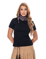 טישרט שילוב בנדנה