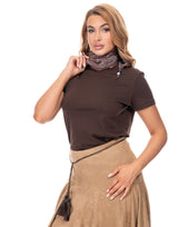 טישרט שילוב בנדנה