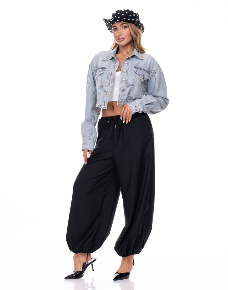 ג'קט ג'ינס משופשף