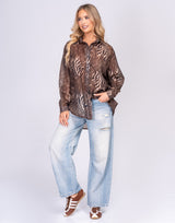 חולצה הדפס נמר