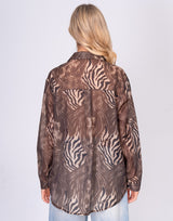 חולצה הדפס נמר