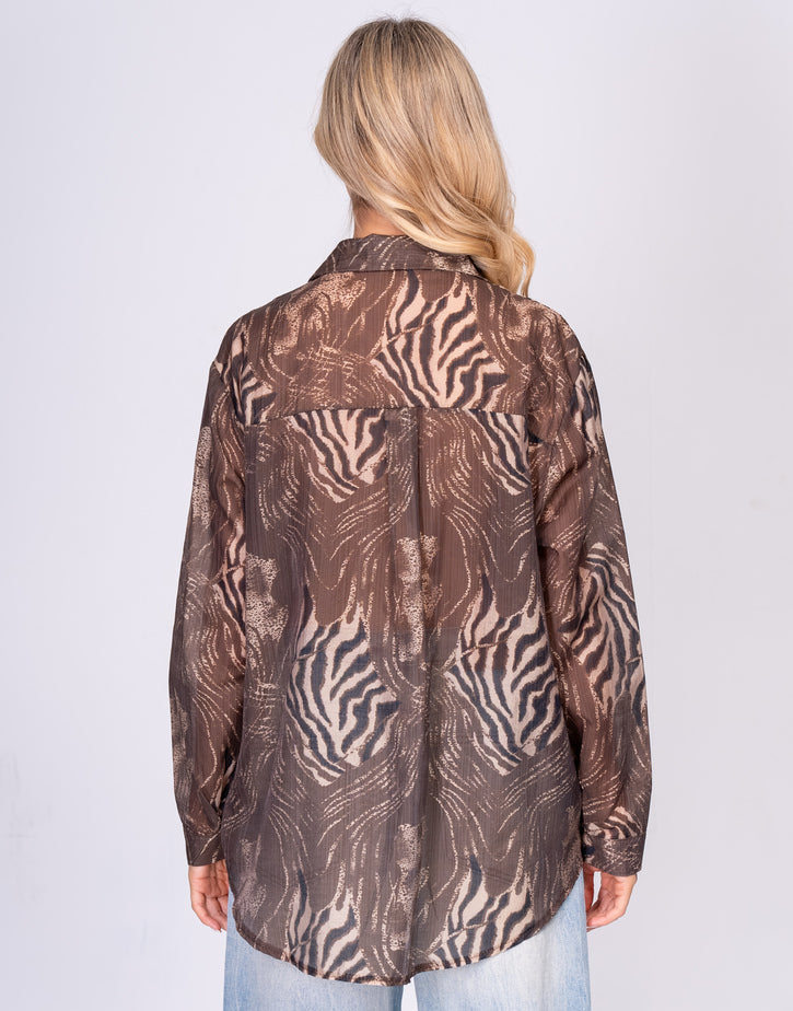 חולצה הדפס נמר